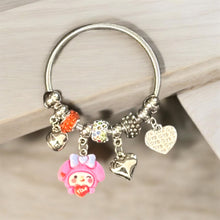 Load image into Gallery viewer, Sterling Sanrio Kid’s Charm Bracelet