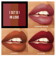 Load image into Gallery viewer, Sexy Trio Satin Lipstick Sets