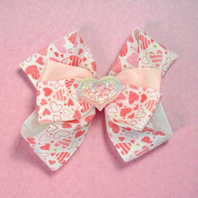 Load image into Gallery viewer, Love Ribbon Hair Bow
