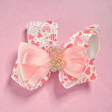 Load image into Gallery viewer, Love Ribbon Hair Bow
