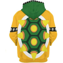 Load image into Gallery viewer, Youth Bowser 3D Printed Hoodie
