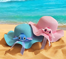 Load image into Gallery viewer, Stitch &amp; Angel Straw  Hat
