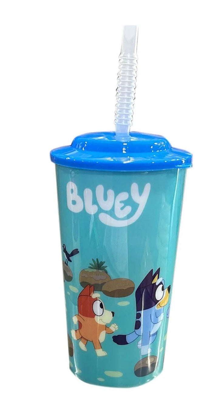 Bluey CZup w/ Straw