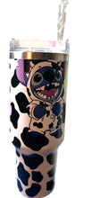 Load image into Gallery viewer, Cow Stitch 40 ounces Tumbler
