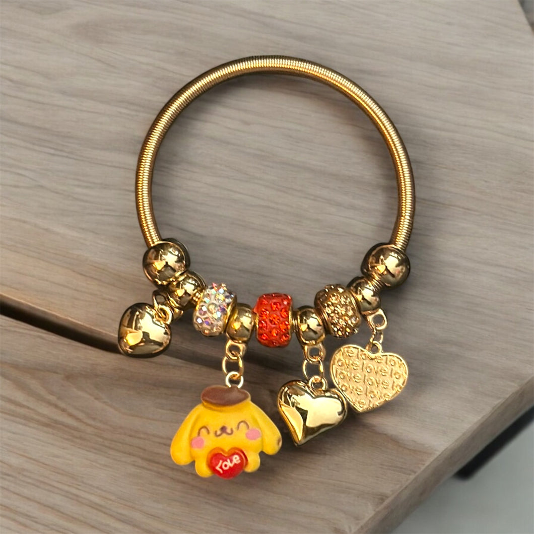 Sterling Gold Sanrio Charm Bracelets