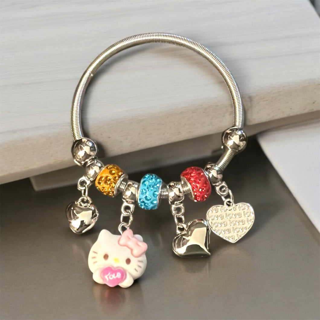 Sterling Sanrio Kid’s Charm Bracelet