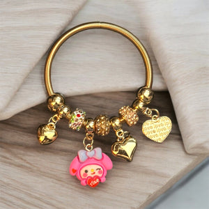 Sterling Gold Sanrio Charm Bracelets