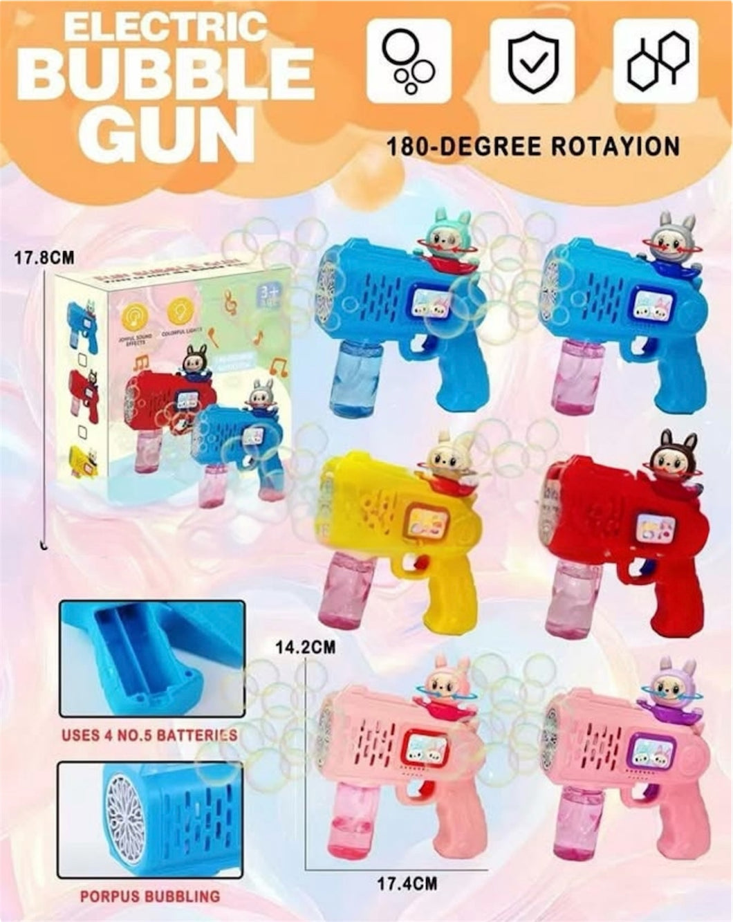 Bubble Machine Toy