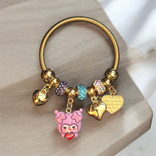 Load image into Gallery viewer, Sterling Gold Sanrio Charm Bracelets
