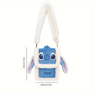 Disney Shanghai Stitch Faux Fur Crossbody Bag