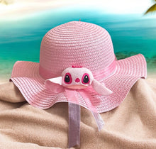 Load image into Gallery viewer, Stitch &amp; Angel Straw  Hat
