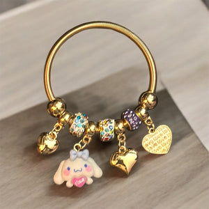 Sterling Gold Sanrio Charm Bracelets