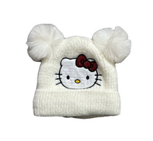 Load image into Gallery viewer, Pom Pom Hello Kitty Beanie
