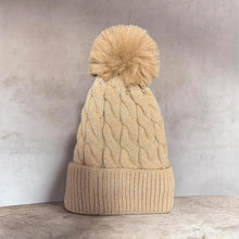 Load image into Gallery viewer, Toddlers Knit Pom Pom Beanie
