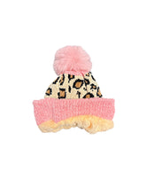 Load image into Gallery viewer, Toddlers Cheetah Pom Pom Beanie
