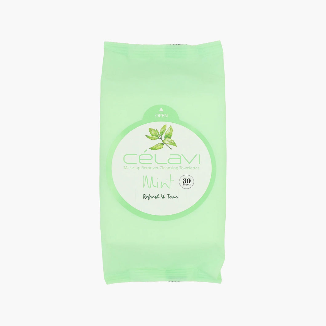 Celavi Mint Make-up Remover Wipes