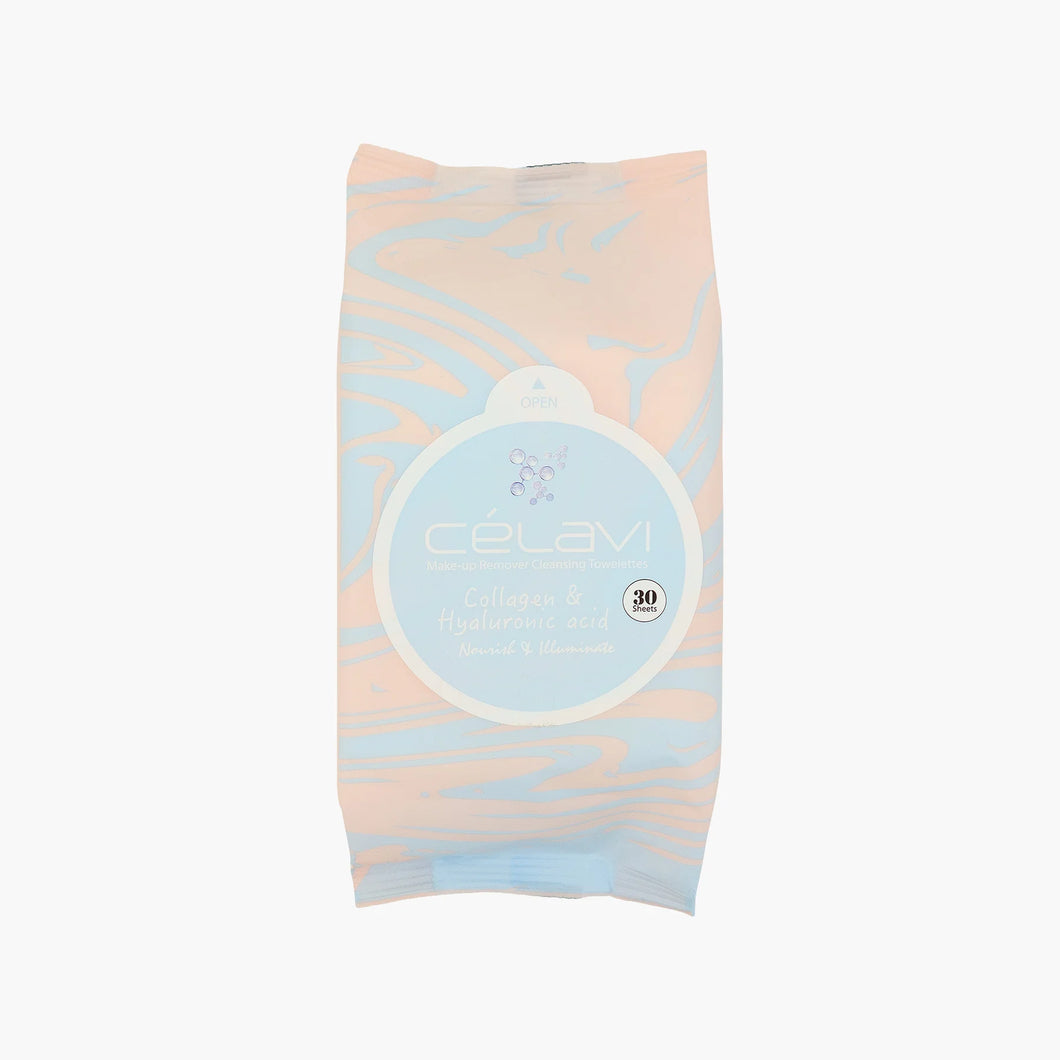 Celavi Collagen & Hyaluronic Acid Make-Up Wipes